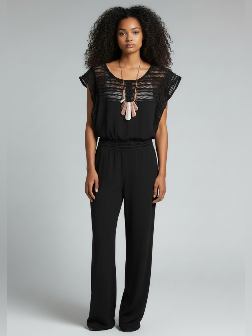 michael Kors jumpsuit with nwt necklace and earrings